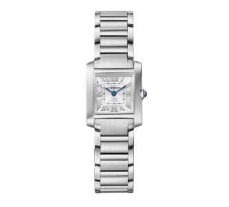 A Cartier Tank Française watch, available at Lenox Jewelers.